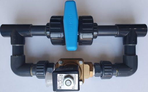 Elektromagnetický ventil s baypasom - 3ventily