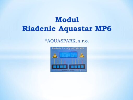 Modul riadenia automatickej hlavy AQUASTAR MP6