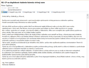 ></noscript></a></p>
<p>Najmilším ocenením práce je určite pozitívna reakcia spokojného reálneho zákazníka. Som vďačný za ľudí, ktorí s nami zdieľajú náš prístup k zákazníkom, ako p. Šajtlava. Okrem veľmi potešujúcej referencie, ktorú prikladám tak, ako bola doručená, priložil aj obrázok aktuálne osadeného termostatu do skrinky (pre ochranu “autorského práva” zákazníka) sme upravili snímku orezaním iba na náš produkt. </p>
<p> </p>
[thrive_leads id=’8001′]

		</div>
					</div>

	

</div>

	
	<div class=